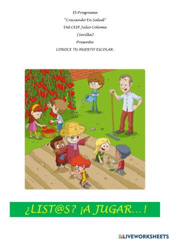 Paseo por mi huerto del Coloma