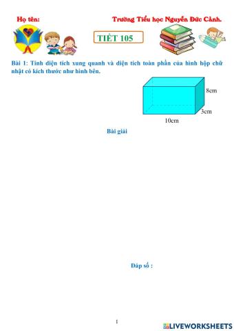 Kiểm tra toán tiết 105