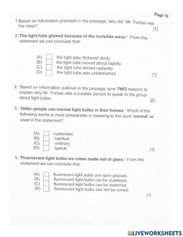 Listening Comprehension