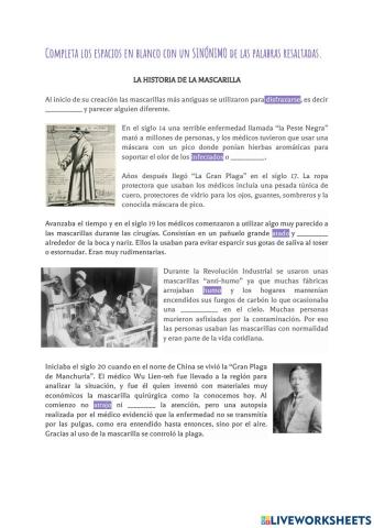 Historia de la mascarilla