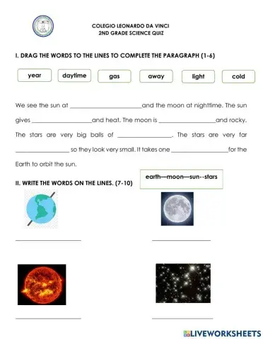 2nd Science Quiz