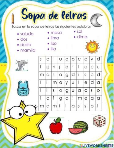 Sopa de letras