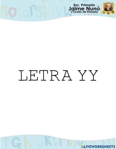 Letra Yy