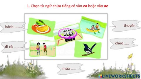 BTTV2 - Tuần 19 - PB eo oe iêu ươu