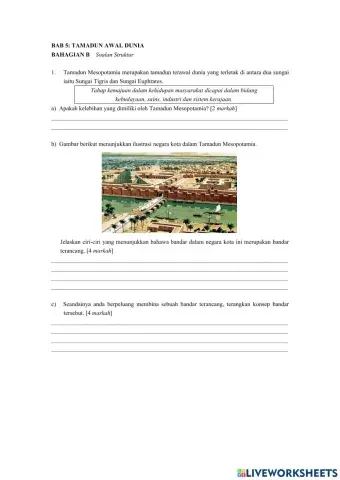Bab 5: Tamadun Awal Dunia