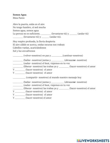 Somos Agua, Ibiza Pareo