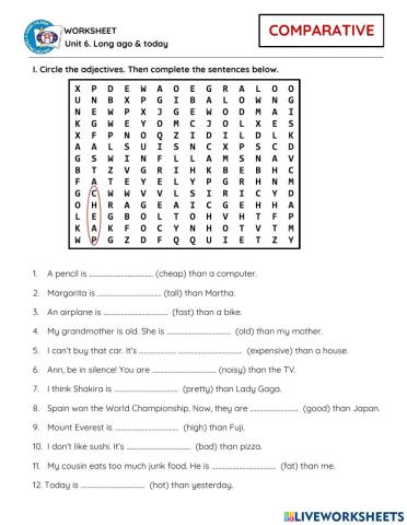 G4. Week 26. Comparatives
