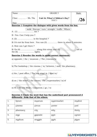 English 5 Unit 16 test 3