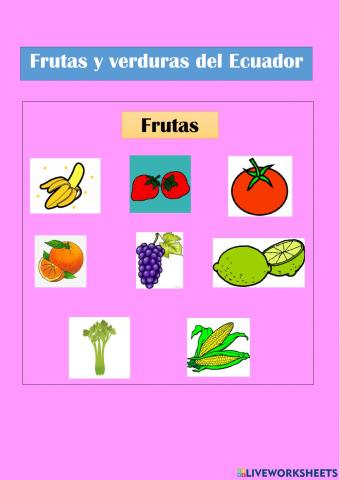 Frutas del Ecuador
