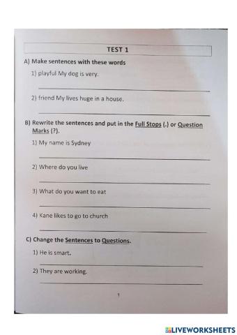 ELA Practice Test 1