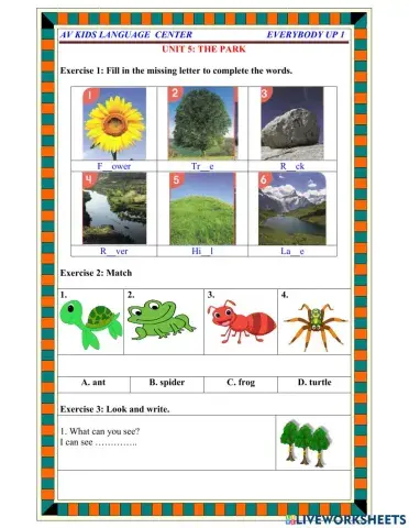 PBT Exercise unit 5(Up1) Mrs.Thuy