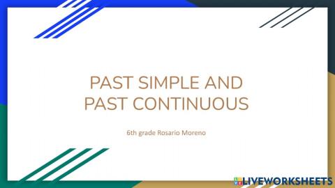 Past simple and past continuous 1
