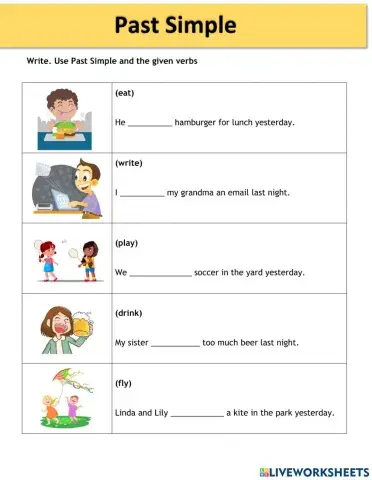 Verbs - Past Simple