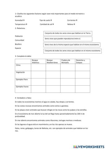 Los ecosistemas 5 Santillana