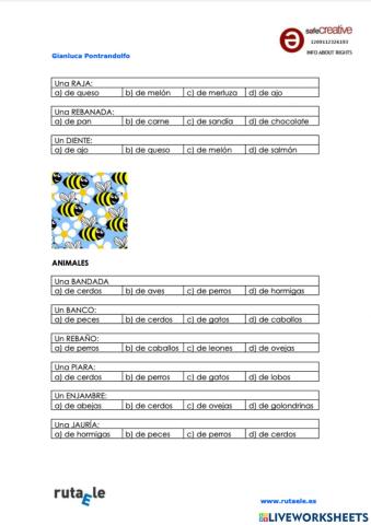 Colocaciones léxicas 2
