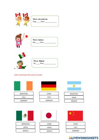 Where are you from? - Countries