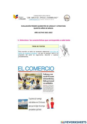 Primer quimestre lyl