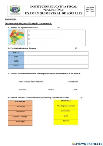 Eva. ESTUDIOS SOCIALES