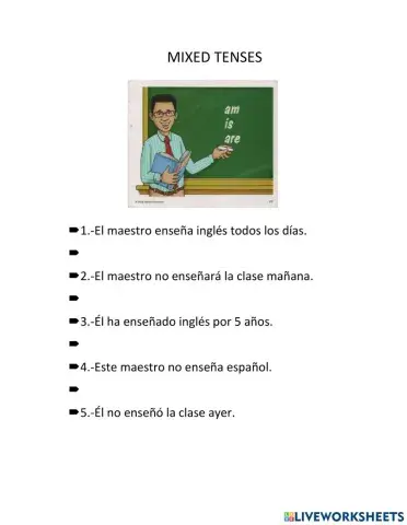 Mixed tenses 1