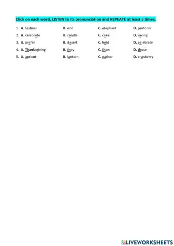 Grade 7 - Unit 9 - Pronunciation