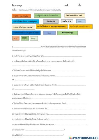 แบบฝึกหัดครั้งที่ 1