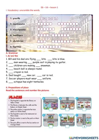 E6 - U6 - lesson 1