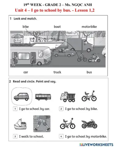 19th WEEK - GRADE 2 – Ms. NGỌC ANH