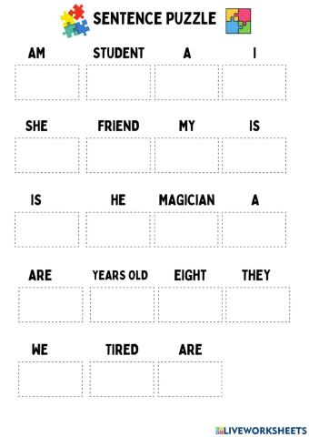 Sentence puzzle
