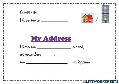 My address