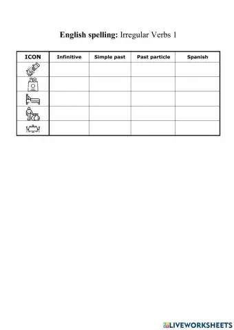 Spelling Test: Verbs 1