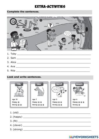 Unit 4 Practise