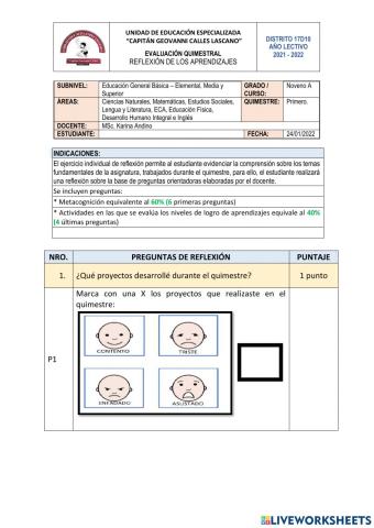 Ejercicio de reflexión 1