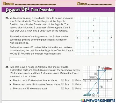 Distance on the Coordinate Plane