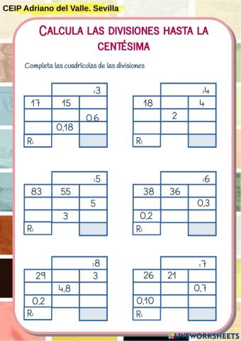 Cociente decimal ABN