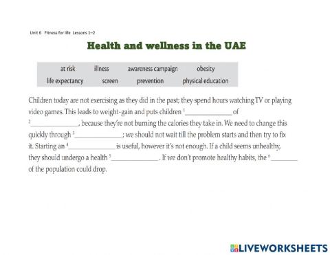 Health and wellness in the UAE