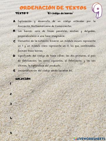 Ordenación de textos 9