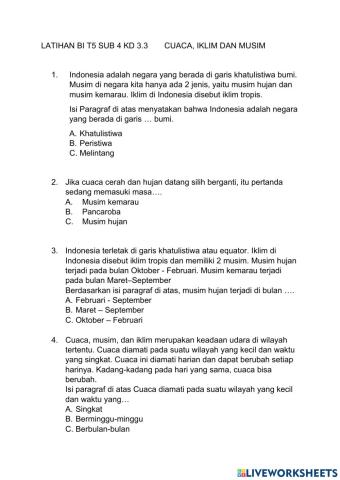 Latihan bahasa indonesia t5 st4
