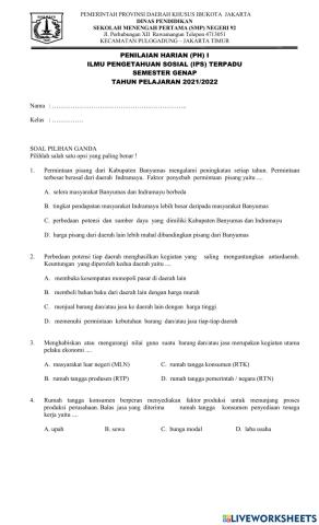 PH I IPS 8 Smt Genap