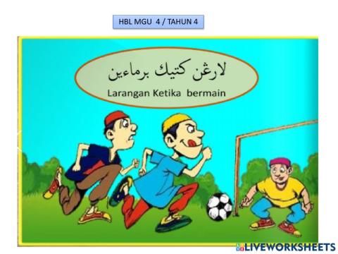 Larangan ketika bermain