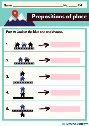 Prepositions of place