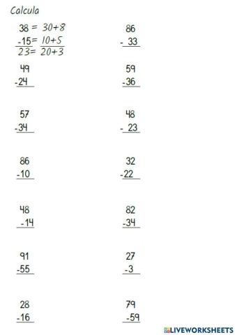 Restas algoritmo vestidos