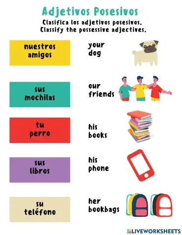 Los Adjetivos Posesivos