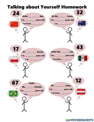 Talking About Yourself