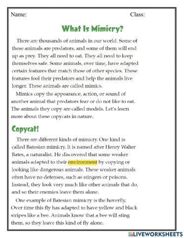 EmSAT Reading Practice.. Omnya Mabrouk