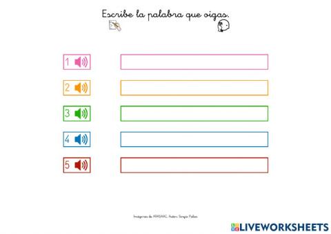 Escucha lo que oigas