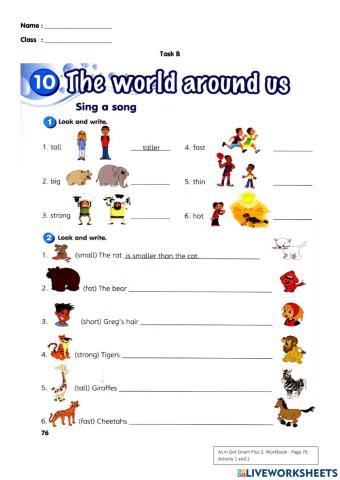 Module 10 : The World Around Us !