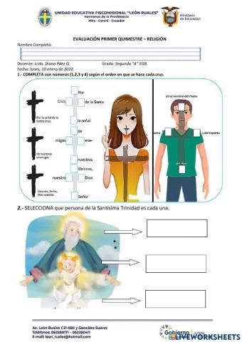 Evaluación de Religión