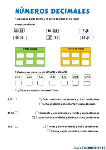 Números decimales