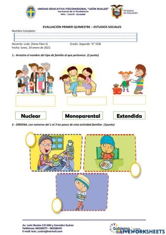Evaluación de Estudios Sociales