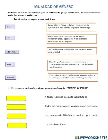 Igualdad y perspectiva de género